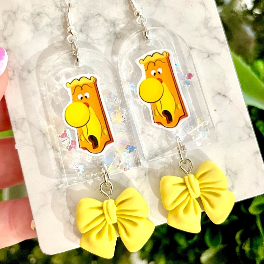 Alice In Wonderland Acrylic Earrings